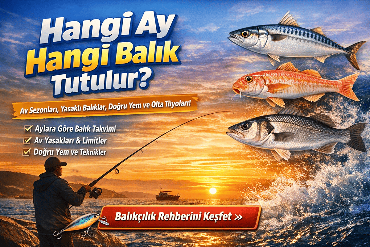 Türkiye’de Balıkçılık-Balık Avı Rehberi